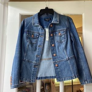 Talbots New With Tags Small Petite Denim Jean Jacket